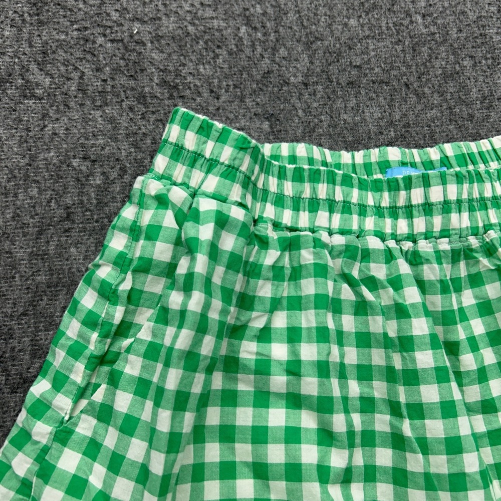 Draper James RSVP Skirt Small Green Gingham Ruffled Western Cottagecore Preppy - Picture 3 of 9